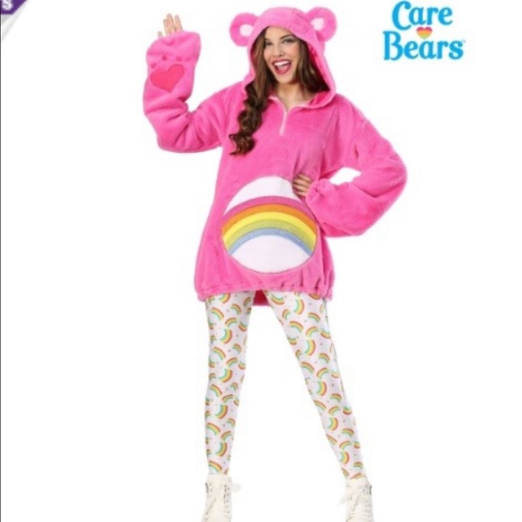 Tops - Brand new women’s deluxe Cheer bear costume med.